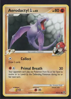 Aerodactyl GL 55/111 Common Rising Rivals Pokemon Lightly Played - Image 1