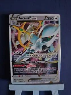 Pokemon TCG Arceus VSTAR | 123/172 Ultra Premium Promo Metal Card Near Mint - Image 3