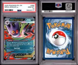 The Pokemon Company Mega Gengar ex PSA 10 056/094 Me02 Holo DR 350 HP EN - Image 3
