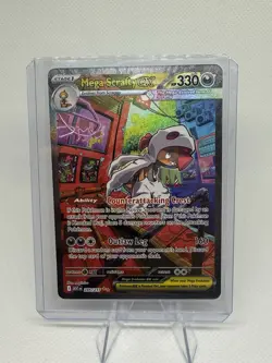 Mega Scrafty EX Full Art Holo Rare 285/217 Ascended Heroes Pokemon TCG - Image 1