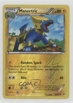 Manectric Reverse Foil Pokemon XY Roaring Skies #25 - Image 1