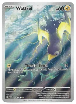Wattrel 178/167 Sv06: Twilight Masquerade Holo Illustration Rare Pokemon TCG NM - Image 1