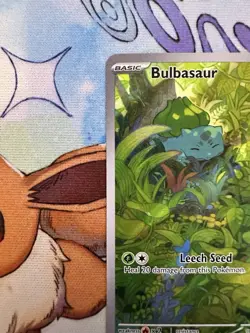 Pokemon Bulbasaur 166/165 SV Scarlet & Violet 151 IR Full Art Holo Eng 70HP - Image 5