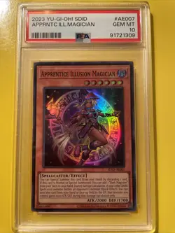 YuGiOh APPRENTICE ILLUSION MAGICIAN #SDID-AE007🔥PSA 10🔥ASIAN/ENG ED-2023 SUPER - Image 1