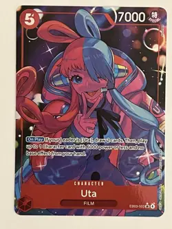 Uta (003) (Alternate Art) EB03-003 Extra Booster: One Piece Heroines Edition - Image 1