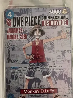 2026 One Piece Monkey D. Luffy P-055 College Basketball Voyage PSA 10 - Image 5