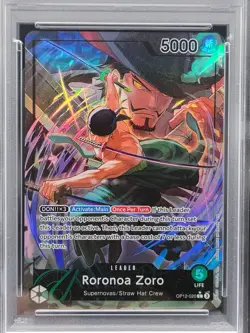 RORONOA ZORO ~ OP12-020 Legacy of the Master (Alternate Art) Foil ~ PSA 10 💎 - Image 3
