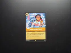 Disney Lorcana OHANA MEANS FAMILY Action Card Stitch & Lilo Legendary 32/204 - Image 1