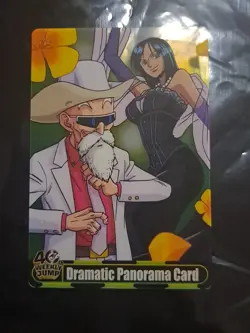 Master Roshi Nico Robin Dragon Ball One Piece 40th Weekly Jump Card JADP-04-022 - Image 1