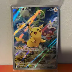 Pikachu 027 SVP Pokemon Center Stamp Stamped Paldea Promo Pokemon Card - Sealed - Image 4