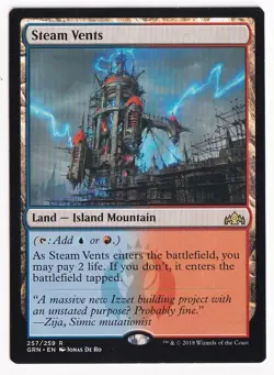 Steam Vents Guilds of Ravnica Regular Card NM Condition - Image 1