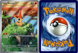 Victini 208 SVP Holo Illustration Promo Rare Pokemon Card Near Mint - Image 1