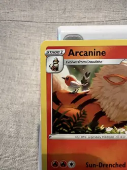 2022 Pokemon Card Illustration Contest Arcanine SWSH304 - Image 3