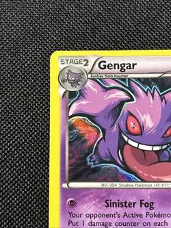 Pokemon Gengar Holo Rare TCG Card 60/162 XY Breakthrough - Image 4
