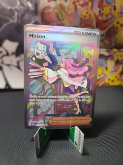 Pokemon TCG Miriam Trainer Card Scarlet & Violet Base Set Holo Sir 251/198 - Image 1