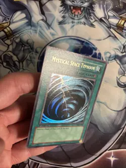 (40) Mystical Space Typhoon MRL-047 1st Edition Yu-Gi-Oh Card Ultra Rare LP - Image 5