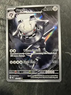 Steelix 150/132 Illustration Rare Mega Evolution Pokemon Card - Image 1