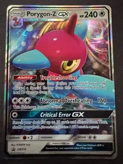 Porygon-Z GX SM216 JUMBO Black Star Promo Oversize Pokemon Card - Image 1