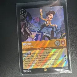 Disney Lorcana Woody Helping A Friend Promo Foil Card 60/P3 Promo - Image 1