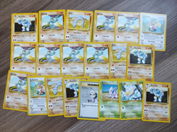 Pokemon 20x Card Lot Base Set UK Print 1999-2000 LP - Image 1