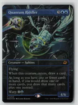 Quantum Riddler (Borderless) (Foil) Edge of Eternities Mythic tcg #305 - Image 1