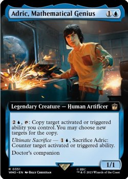 Adric, Mathematical Genius (Extended Art) Universes Beyond: Doctor Who Regular - Image 1
