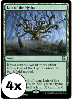 Lair of the Hydra Playset (x4) Commander: Modern Horizons 3 Regular - Image 1