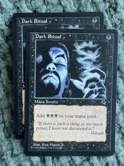 Mtg Dark Ritual Nm ! Tempest - Image 1