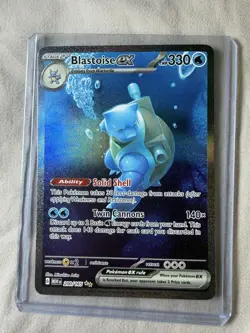 Blastoise ex 200/165 Pokemon 151 Scarlet & Violet SIR Special Illustration Rare - Image 1