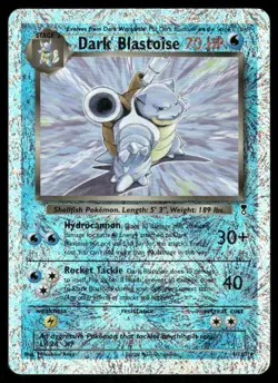 Pokemon Cards Dark Blastoise 4/110 Reverse Holo Legendary Collection MP *CREASE* - Image 1