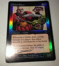 Cabal Slaver FOIL Onslaught PLD Black Uncommon MAGIC GATHERING CARD - NM Cond. - Image 3