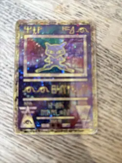ancient mew promo Holo Pokemon 2000 DAMAGED - Image 1