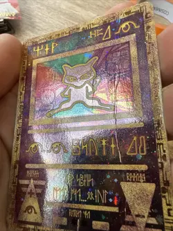 ancient mew promo Holo Pokemon 2000 DAMAGED - Image 4