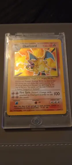 charizard pokemon card 1999 base set 4/102 - Image 1