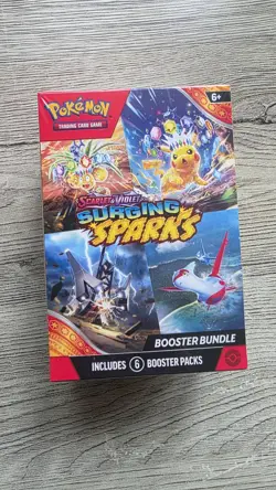 Pokemon TCG Surging Sparks Booster Bundle Sealed Brand New 6 Packs - Image 1