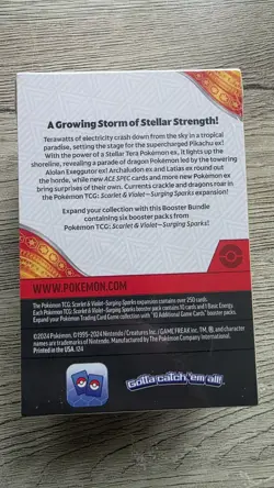 Pokemon TCG Surging Sparks Booster Bundle Sealed Brand New 6 Packs - Image 2