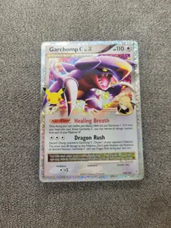 Pokemon TCG Garchomp C LV.X Holo Card 145/147 Celebrations 25th Anniversary - Image 1