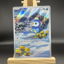 Piplup 098/094 Illustration Rare Phantasmal Flames Pokemon Pack Fresh NM - Image 1