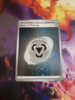 Pokemon Basic Energy Metal 008 Holo Foil Scarlet and Violet 151 - Image 1