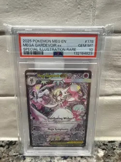 2025 Pokemon Mega Evolution Mega Gardevoir EX Special Illustration Rare PSA 10 - Image 1