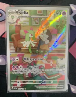 Pokemon Kirlia Illustration Rare SV01 Scarlet & Violet Base Set Holo 212/198 - Image 1