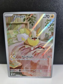 Yamper 099/094 Full Art Illustration Rare Phantasmal Flames Pokemon TCG NM - Image 1