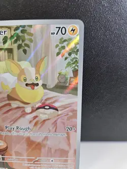 Yamper 099/094 Full Art Illustration Rare Phantasmal Flames Pokemon TCG NM - Image 2
