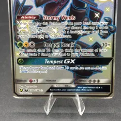 Pokemon TCG Rayquaza GX Alternate Art 177A/168 Jumbo Promo Holo 180 HP English - Image 3