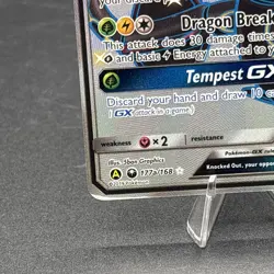 Pokemon TCG Rayquaza GX Alternate Art 177A/168 Jumbo Promo Holo 180 HP English - Image 4