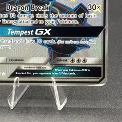 Pokemon TCG Rayquaza GX Alternate Art 177A/168 Jumbo Promo Holo 180 HP English - Image 5