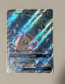 Lapras GX 139/149 - Sun & Moon - Full Art Holo Pokemon TCG Card - NM - Image 1
