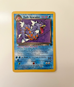 Pokemon TCG Base Set Dark Gyarados 25/82 English MP - Image 1
