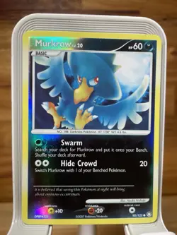 Murkrow - 90/123 Mysterious Treasures - Pokemon Reverse Holo TCG - 2007 - Image 1