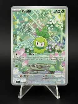 Pokemon TCG - Petilil 091/086 Illustration Rare - SV: Black Bolt (English) - Image 1